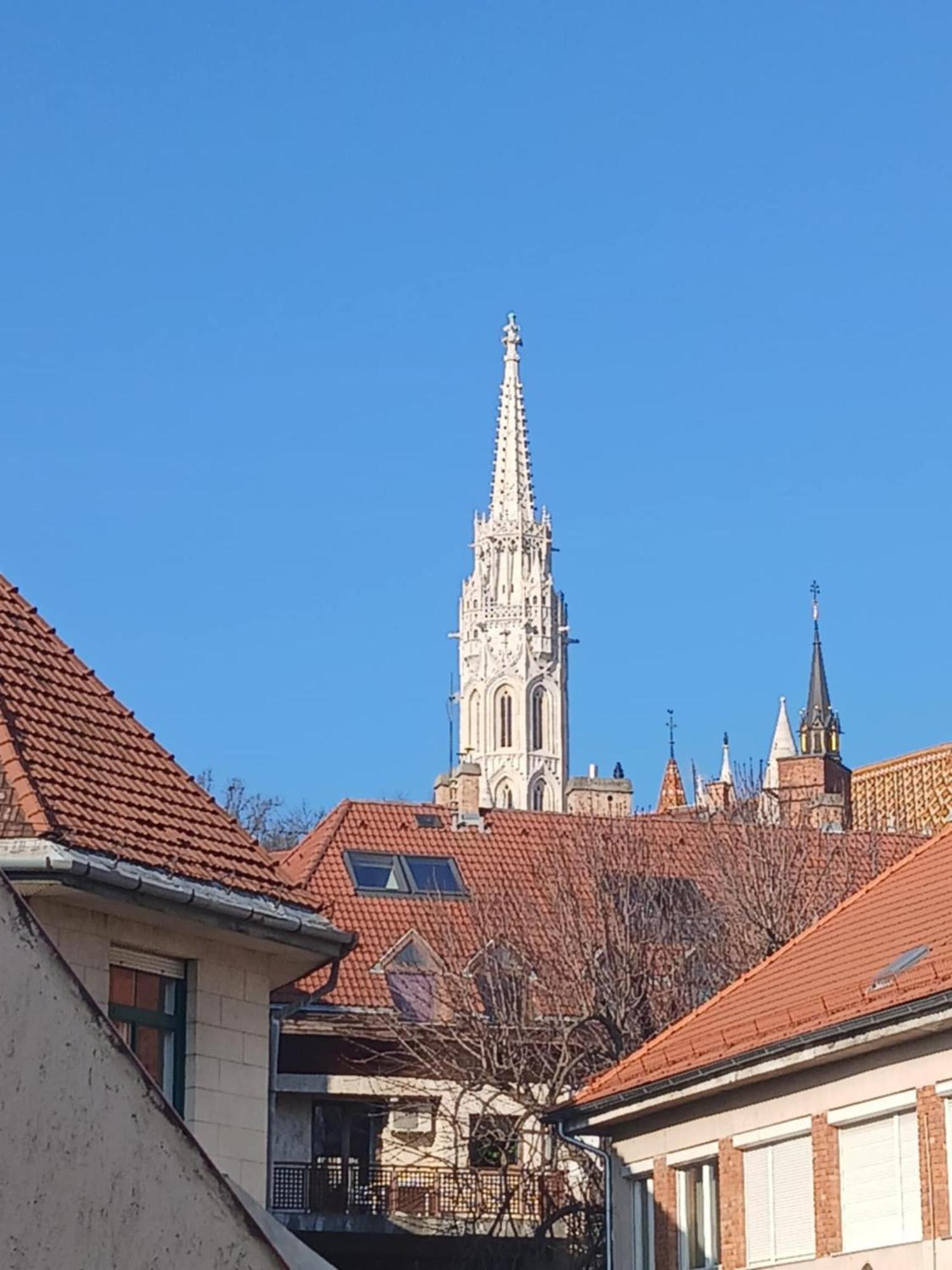 Ferienwohnung Cozy Panorama At The Castle Budapest Exterior foto